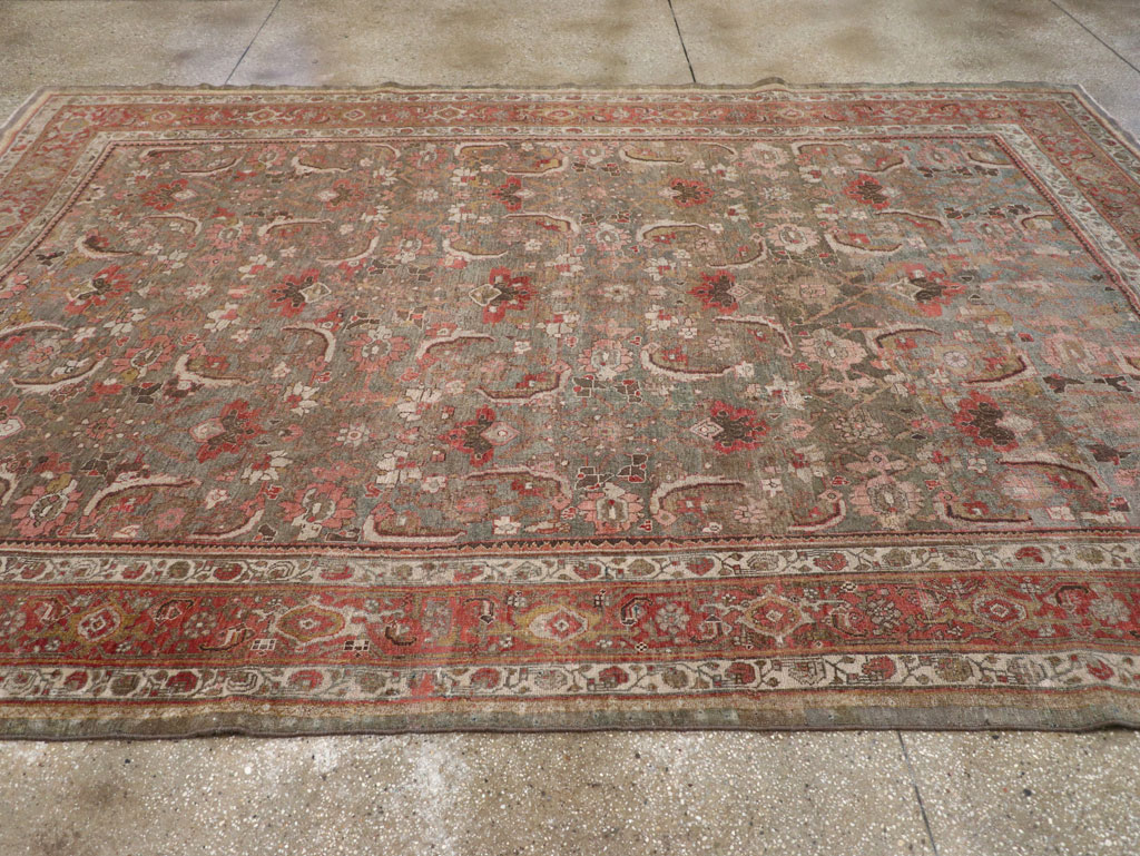 Antique Persian Bidjar Room Size Carpet, No.26631 - Gsblank
