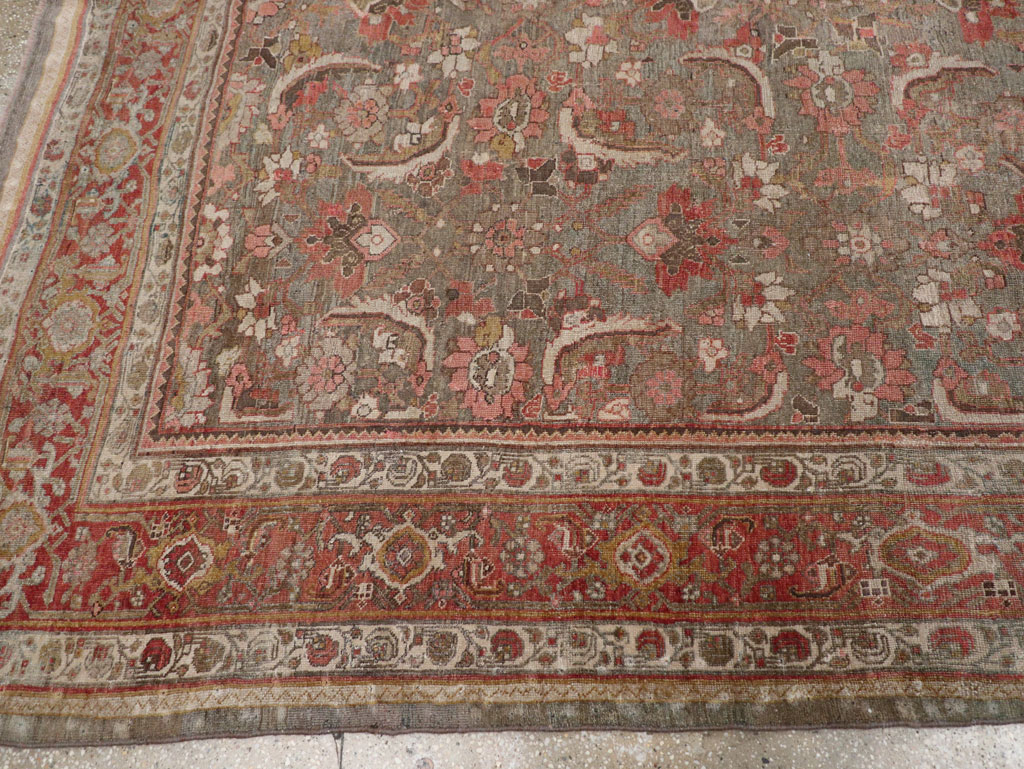 Antique Persian Bidjar Room Size Carpet, No.26631 - Gsblank