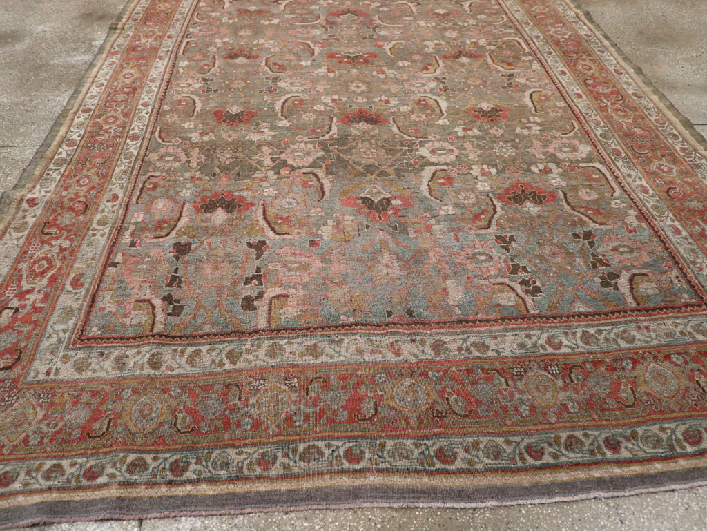 Antique Persian Bidjar Room Size Carpet, No.26631 - Gsblank