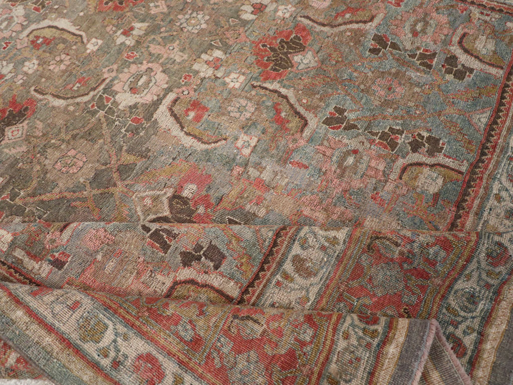 Antique Persian Bidjar Room Size Carpet, No.26631 - Gsblank