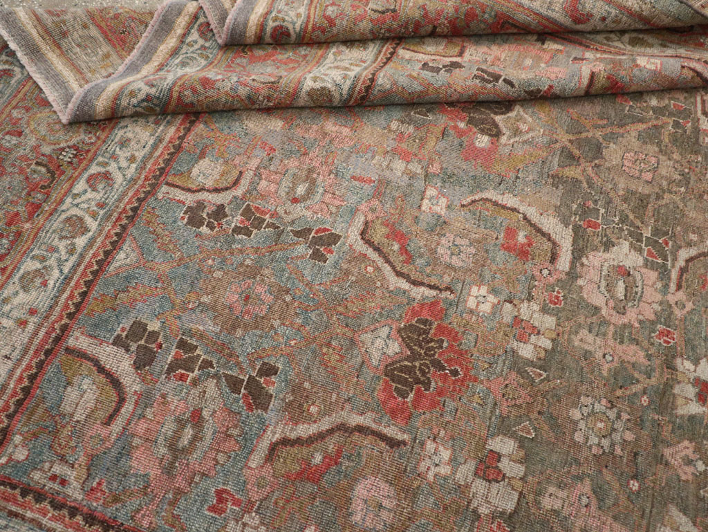 Antique Persian Bidjar Room Size Carpet, No.26631 - Gsblank