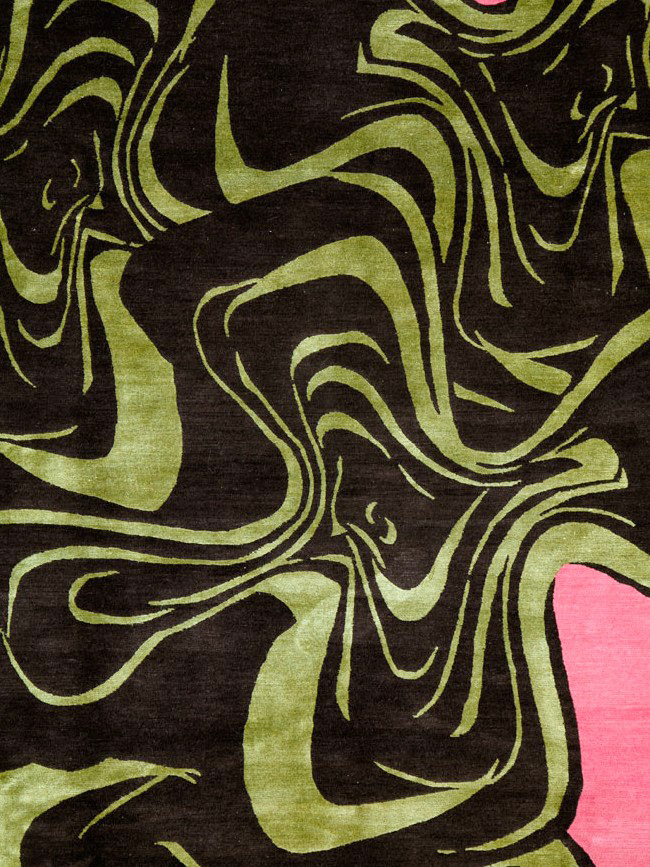 Modern Tibetan Carpet, No.26632 - Gsblank