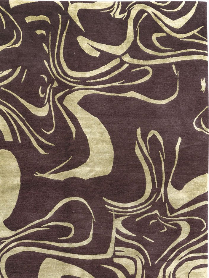 Modern Tibetan Carpet, No.26632 - Gsblank