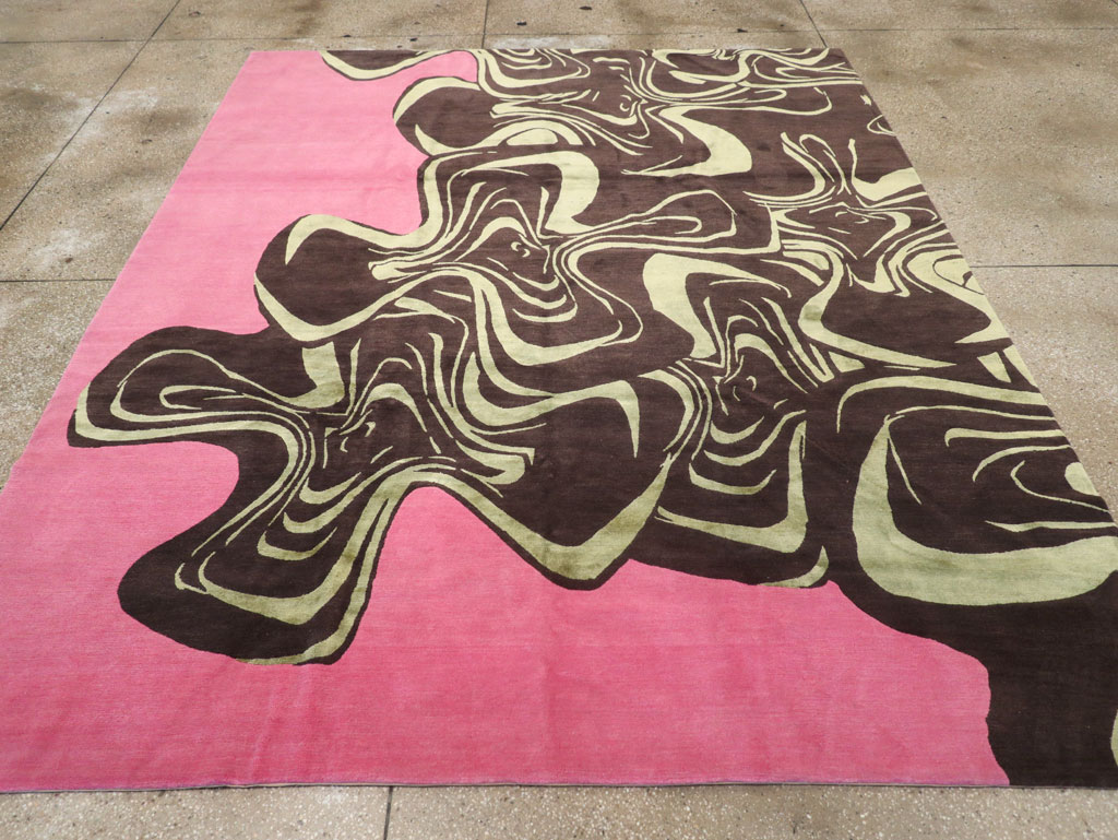 Modern Tibetan Carpet, No.26632 - Gsblank