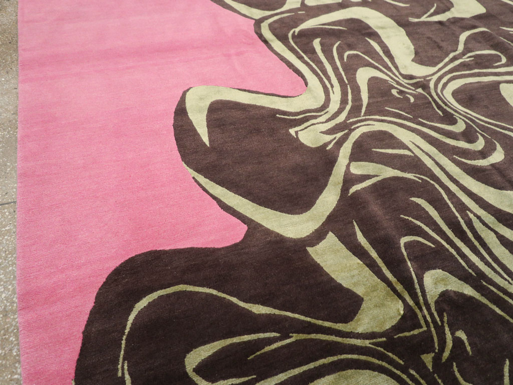 Modern Tibetan Carpet, No.26632 - Gsblank