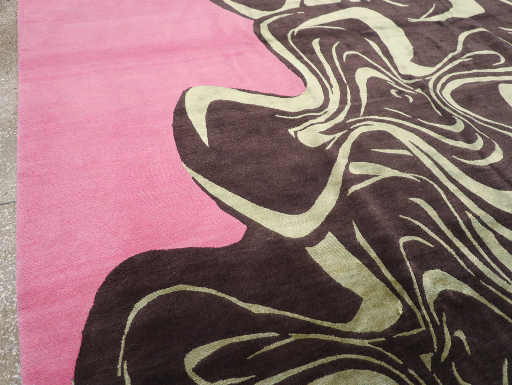 Modern Tibetan Carpet, No.26632 - Gsblank