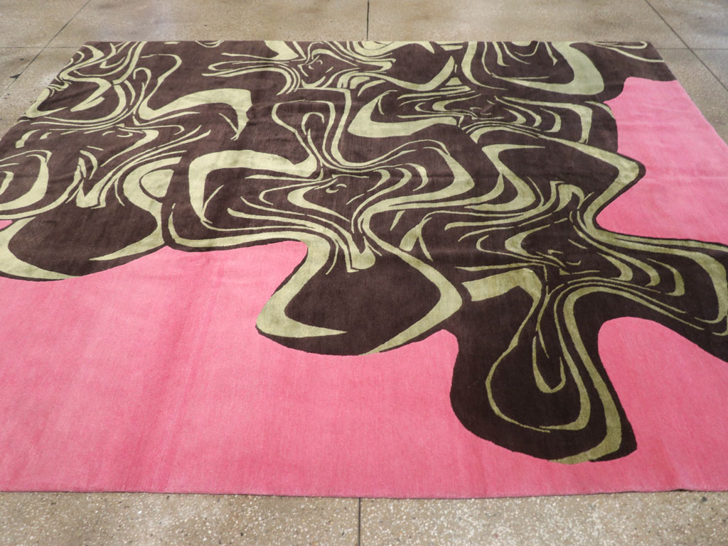Modern Tibetan Carpet, No.26632 - Gsblank