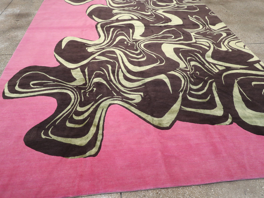 Modern Tibetan Carpet, No.26632 - Gsblank