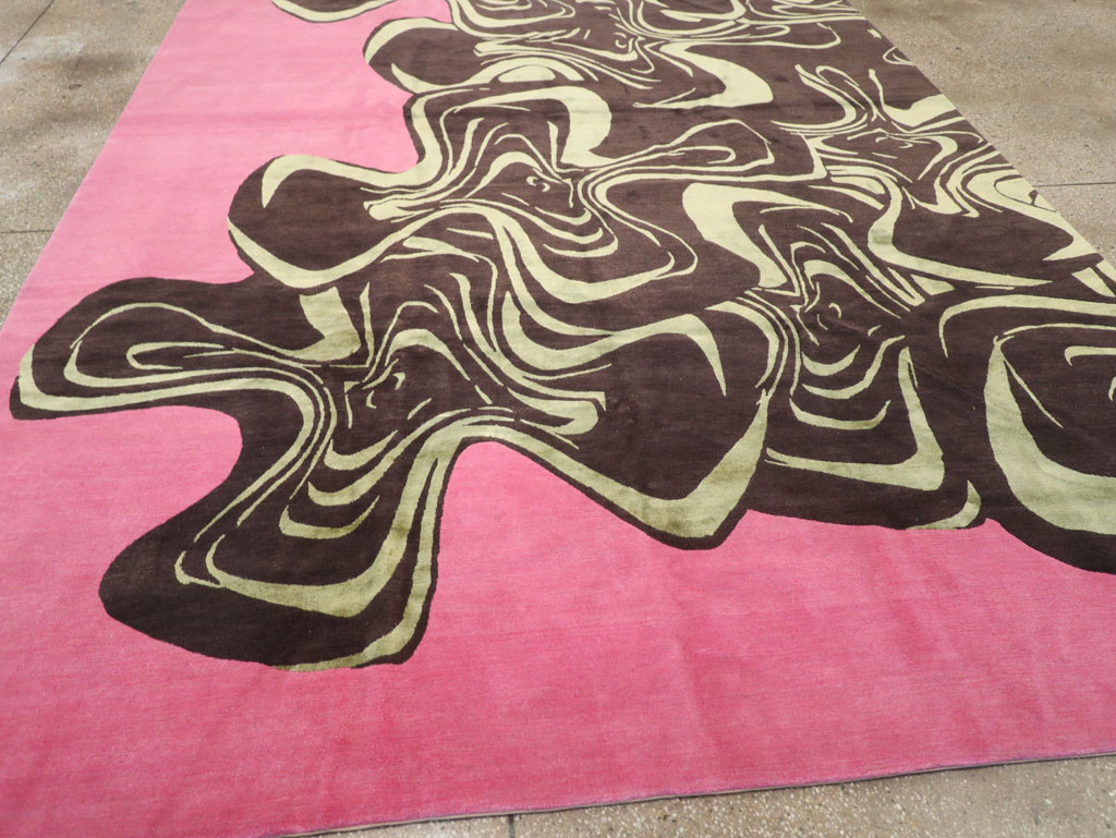 Modern Tibetan Carpet, No.26632 - Gsblank