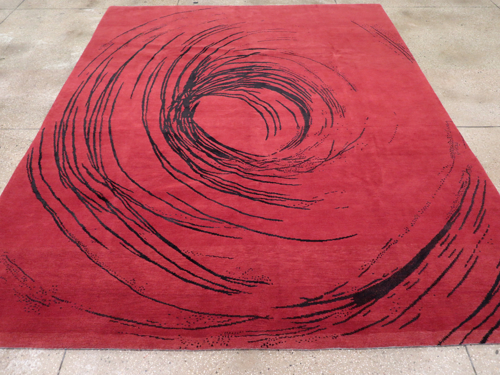 Modern Tibetan Carpet, No.26640 - Gsblank