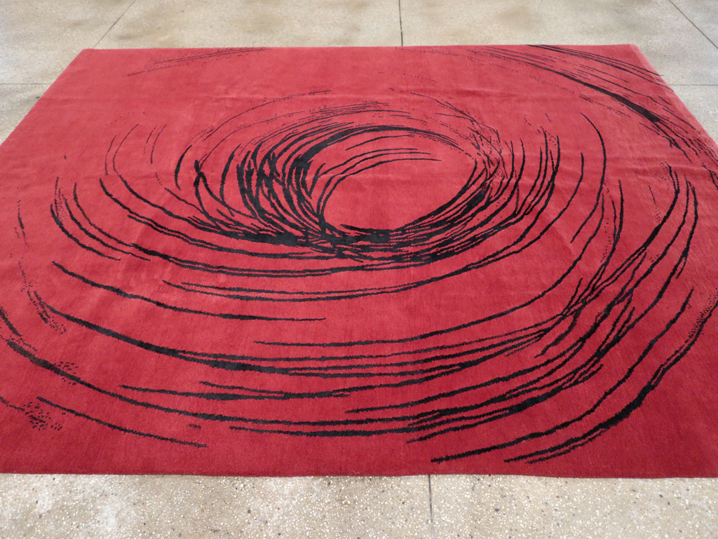 Modern Tibetan Carpet, No.26640 - Gsblank