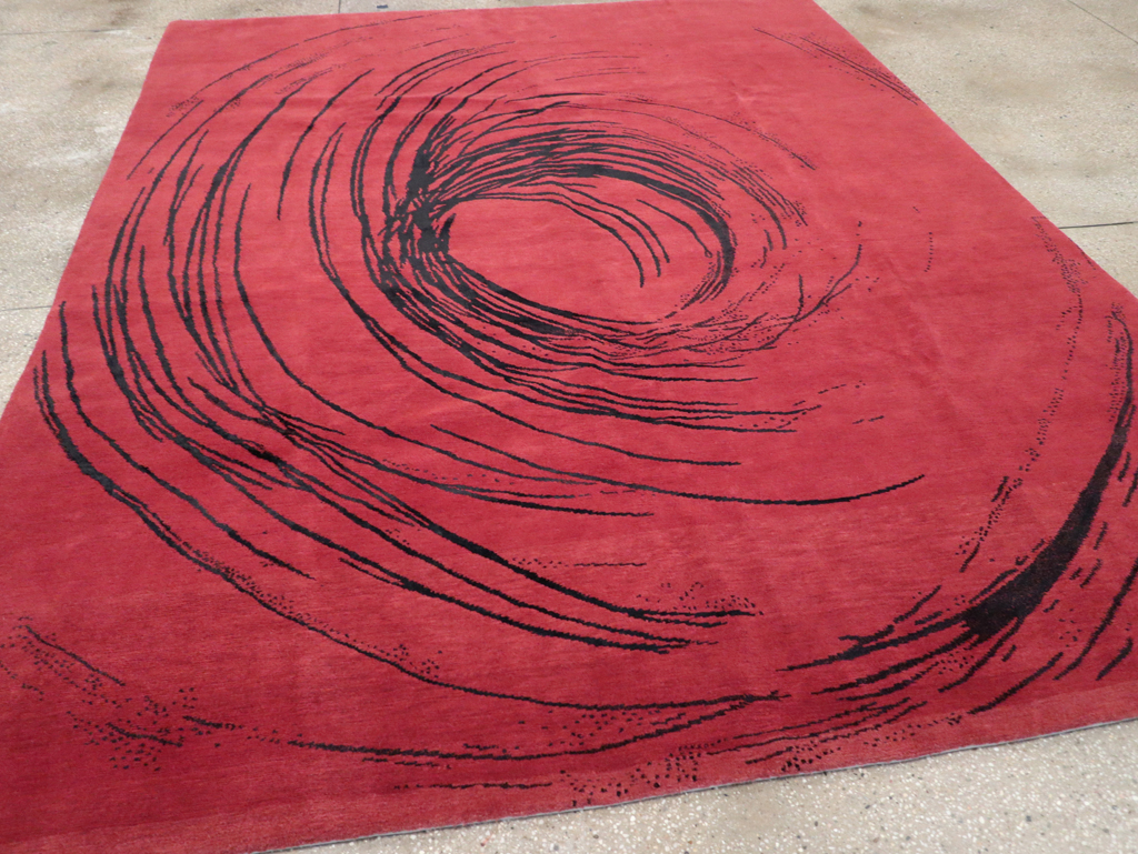 Modern Tibetan Carpet, No.26640 - Gsblank