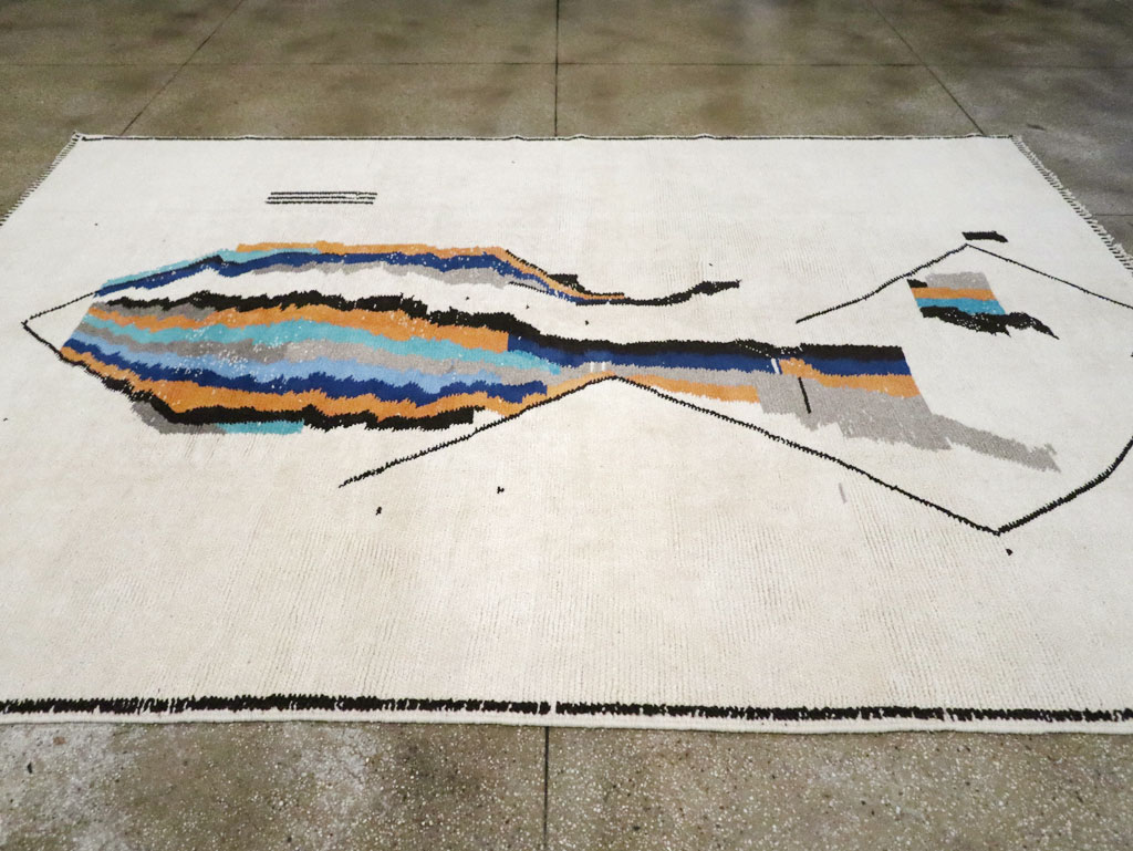 Modern Moroccan Capet, No.26643 - Gsblank