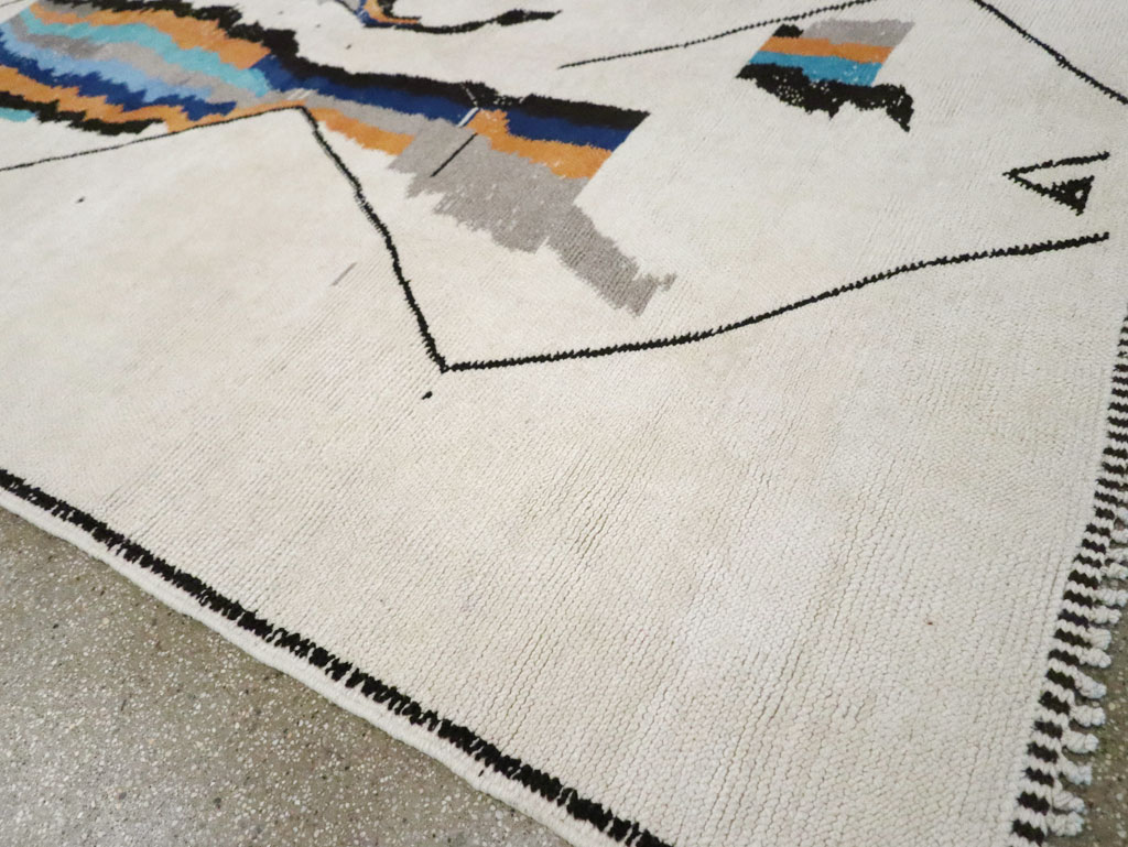 Modern Moroccan Capet, No.26643 - Gsblank