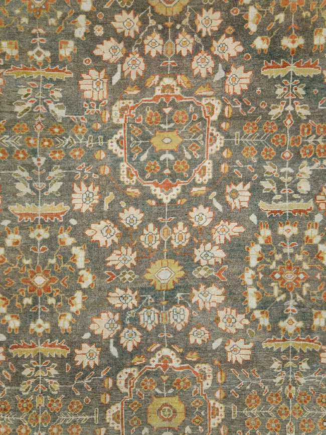 Antique Persian Mahal Oversize Carpet, No.26651 - Gsblank