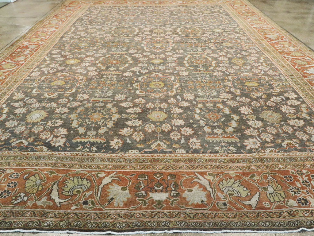 Antique Persian Mahal Oversize Carpet, No.26651 - Gsblank