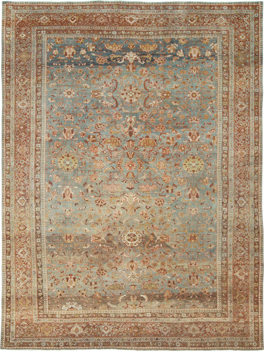 Antique Persian Mahal Carpet, No.26668 - Gsblank