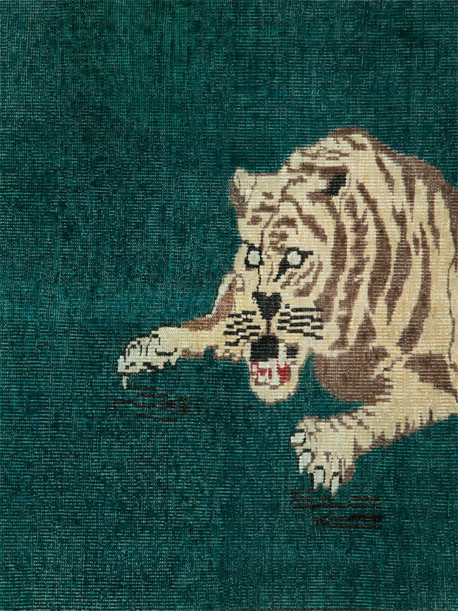 Vintage Pictorial Anatolian Rug, No.26669 - Gsblank