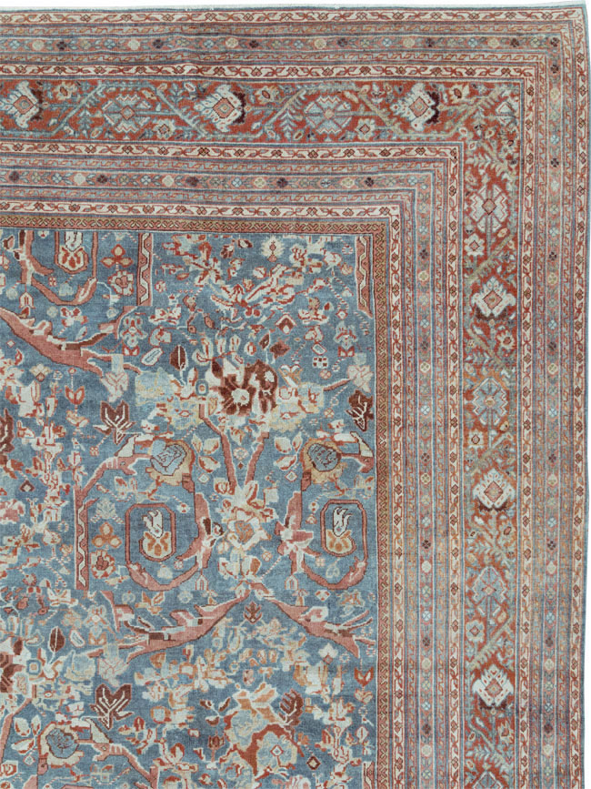 Vintage Persian Mahal Oversize Carpet, No.26673 - Gsblank