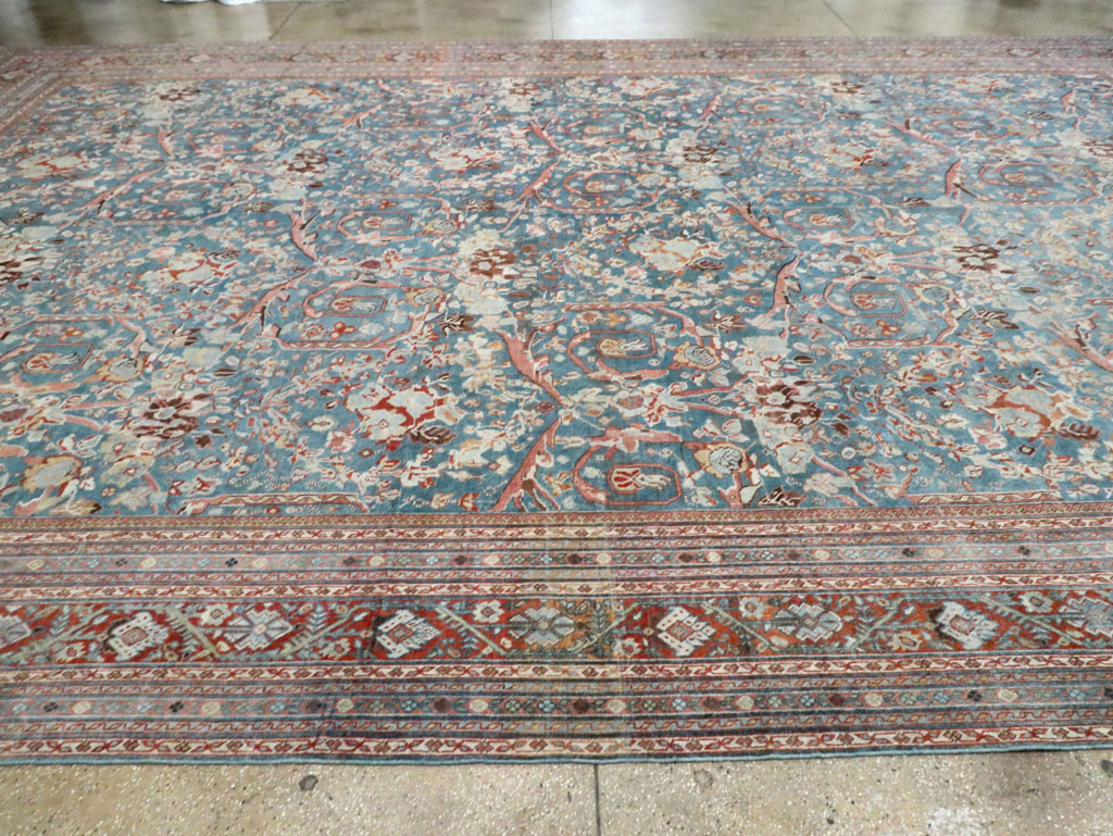 Vintage Persian Mahal Oversize Carpet, No.26673 - Gsblank