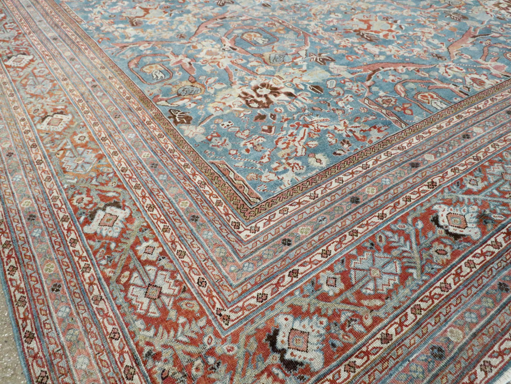 Vintage Persian Mahal Oversize Carpet, No.26673 - Gsblank