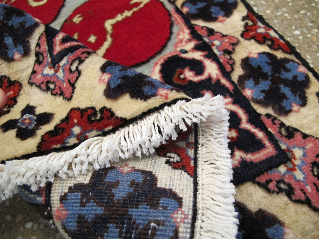 Vintage Persian Tabriz Pictorial Rug (Pair: 2 of 2), No.26690 - Gsblank