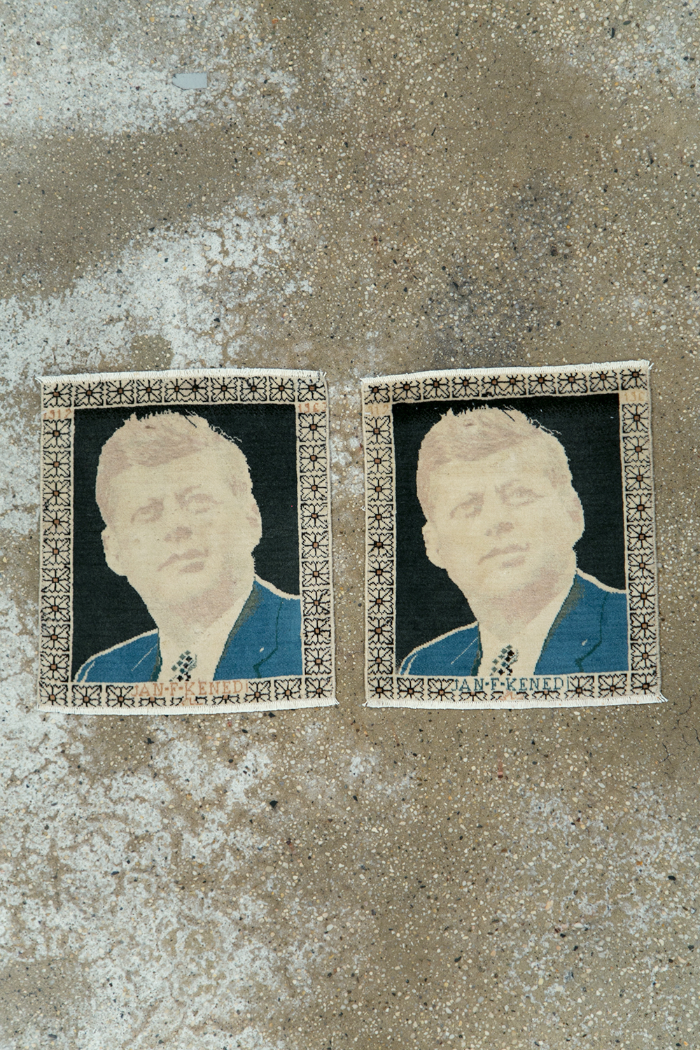 Vintage Persian Tabriz Pictorial Rug (Pair: 2 of 2), No.26710 - Gsblank