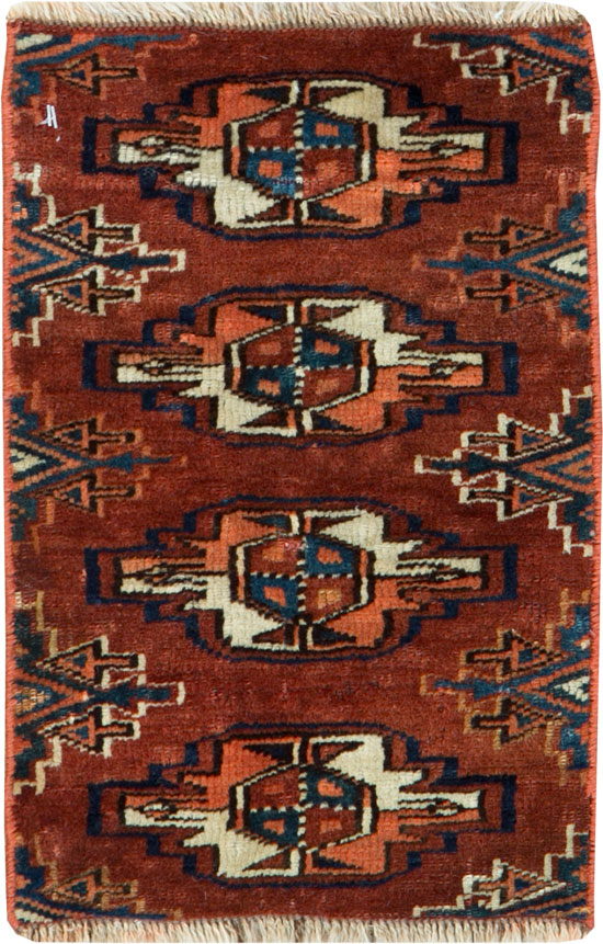 Vintage Persian Baluch Tribal Throw Rug (Pair: 2 of 2), No.26717 - Gsblank