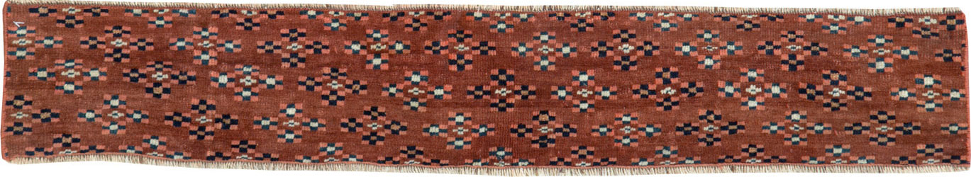 Vintage Turkestan Yamoud Tribal Rug, No.26718 - Gsblank