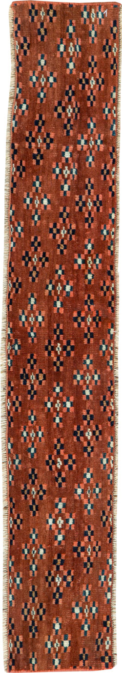 Vintage Central Asian Turkoman Yamoud Tribal Rug, No.26718 - Gsblank