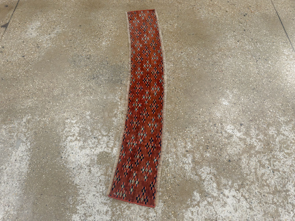 Vintage Turkestan Yamoud Tribal Rug, No.26718 - Gsblank