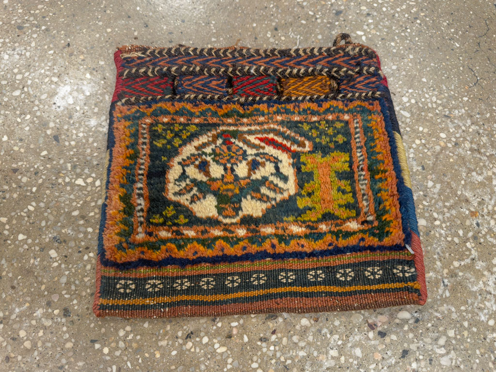 Vintage Persian Afshar Tribal Bag, No.26720 - Gsblank