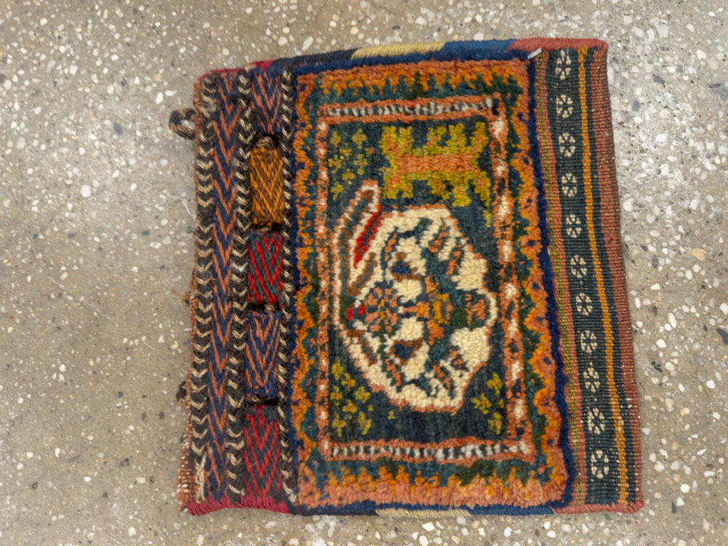 Vintage Persian Afshar Tribal Bag, No.26720 - Gsblank
