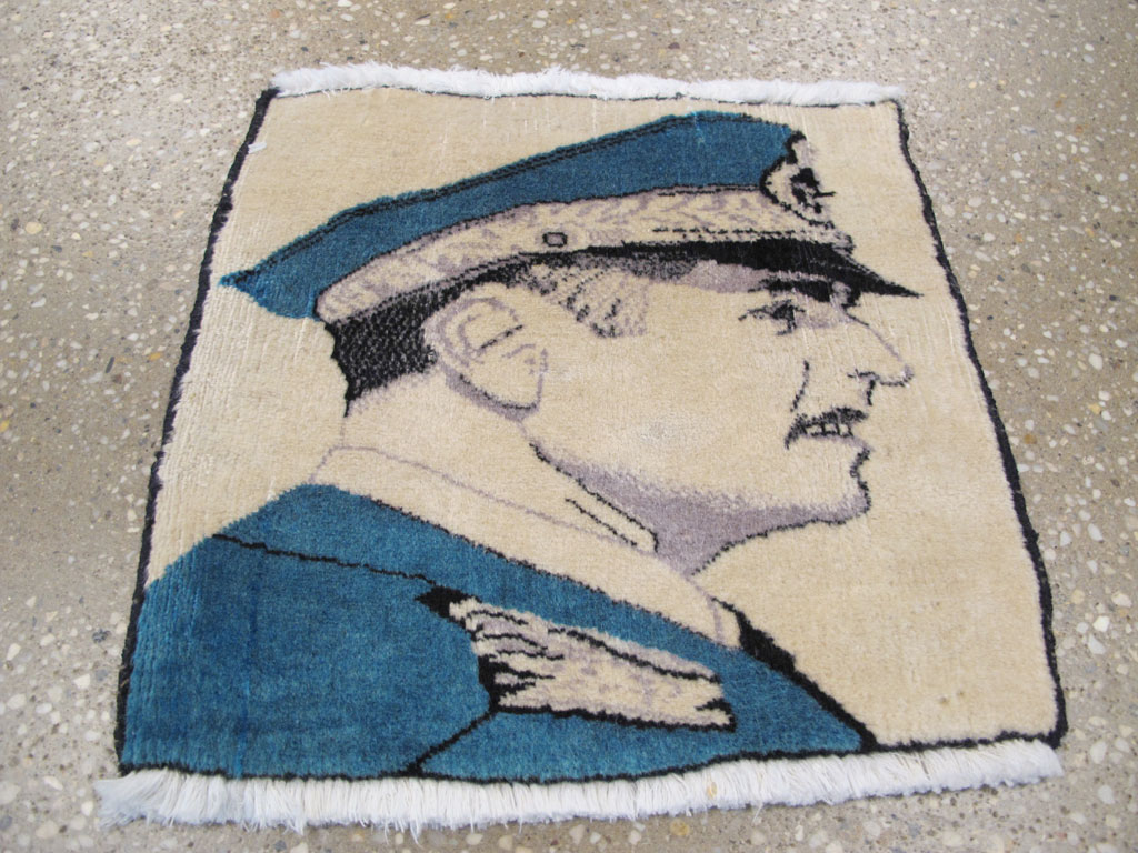 Persian Tabriz Pictorial Rug, No.26721 - Gsblank