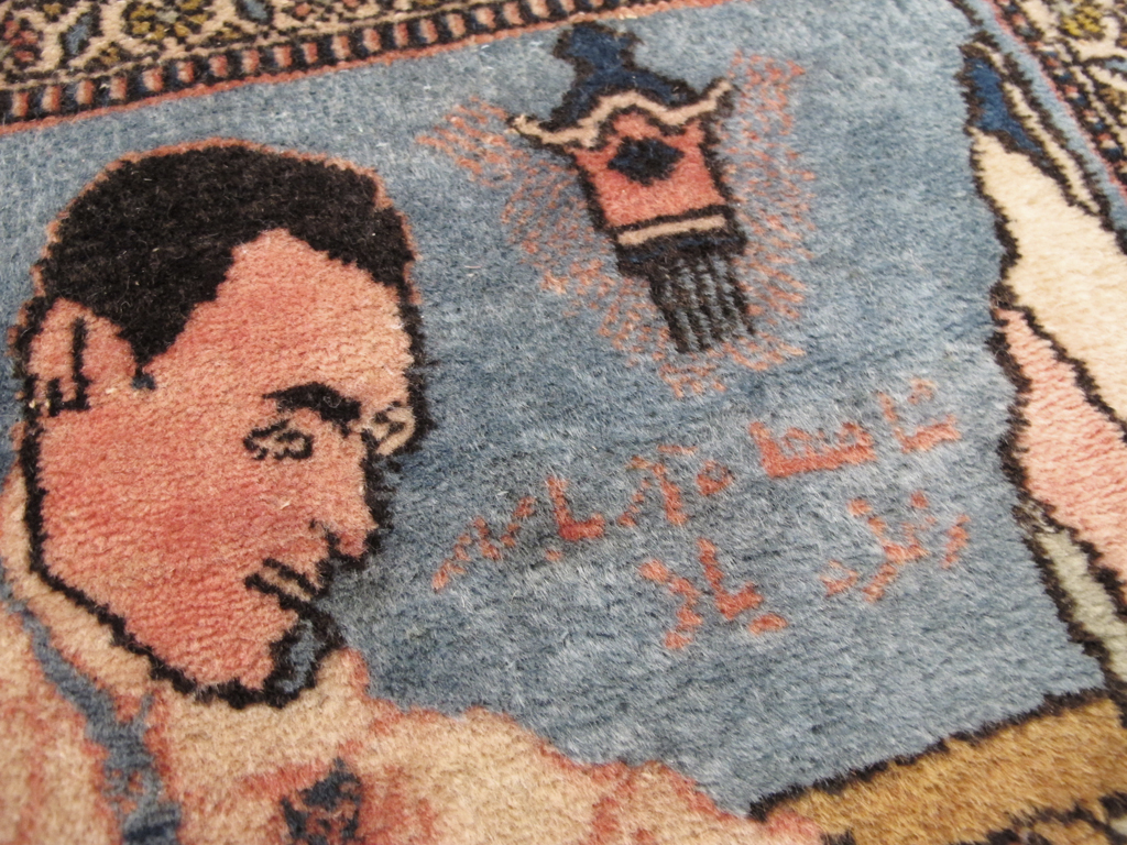 Antique Persian Tabriz Pictorial Rug (Pair: 2 of 2), No.26723 - Gsblank