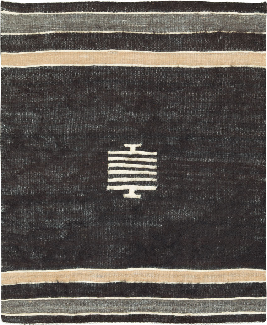 Vintage Turkish Mohair Accent Rug, No.26734 - Gsblank