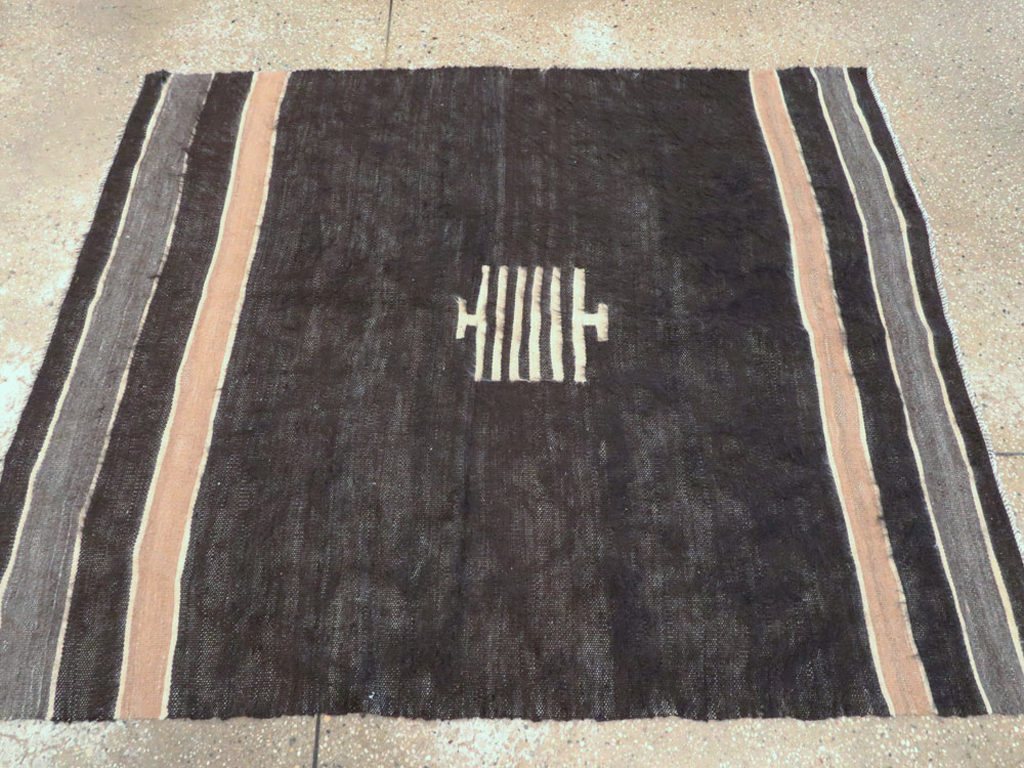 Vintage Turkish Mohair Accent Rug, No.26734 - Gsblank