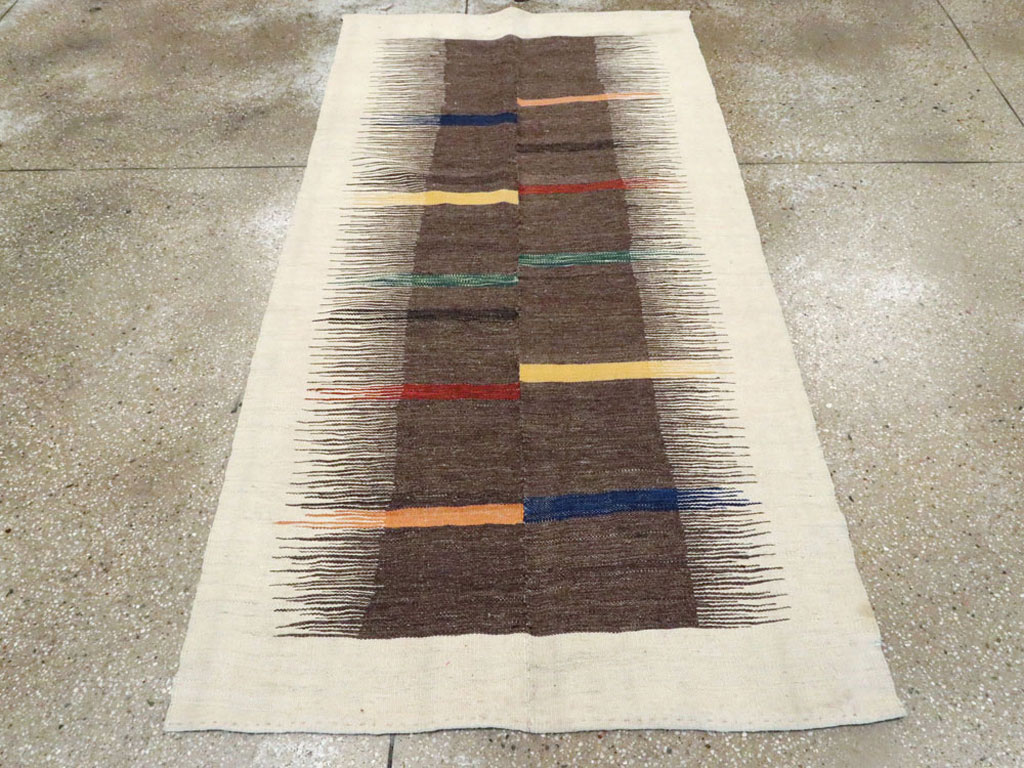 Modern Persian Flatweave, No.26753 - Gsblank