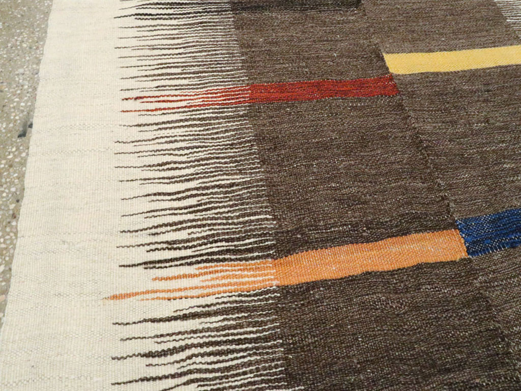 Modern Persian Flatweave, No.26753 - Gsblank