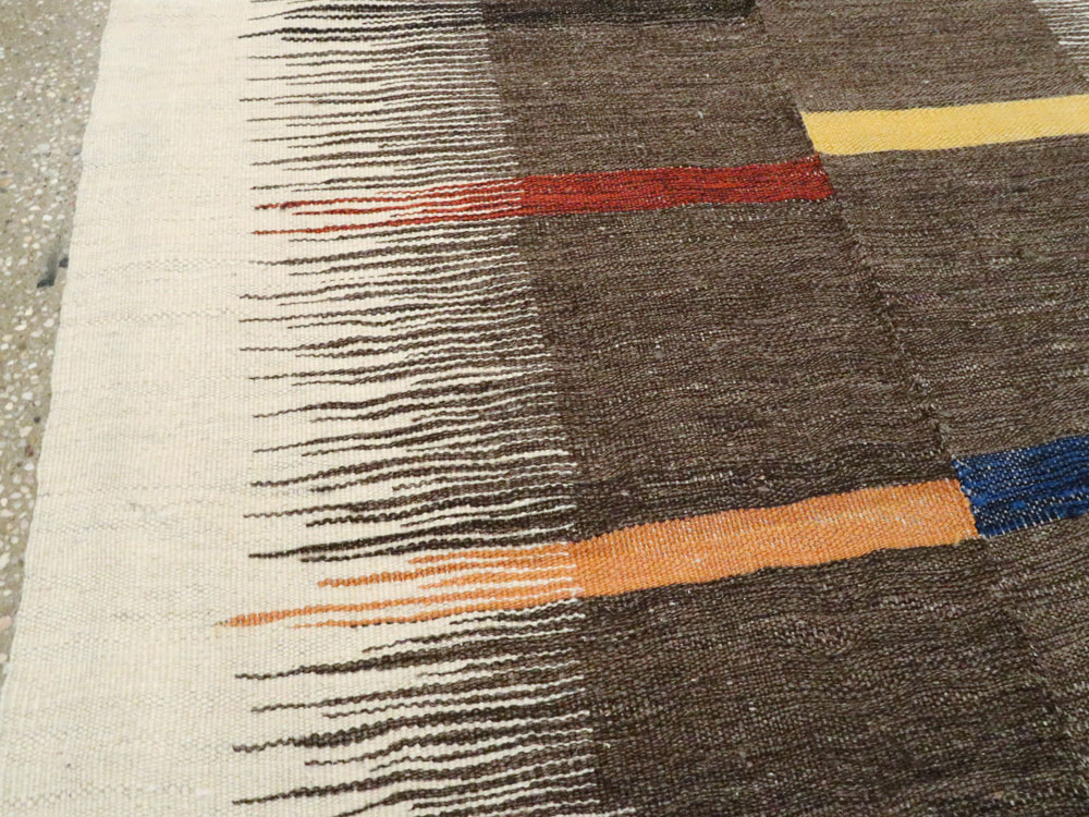 Modern Persian Flatweave, No.26753 - Gsblank