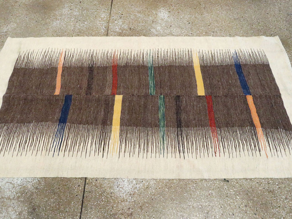 Modern Persian Flatweave, No.26753 - Gsblank