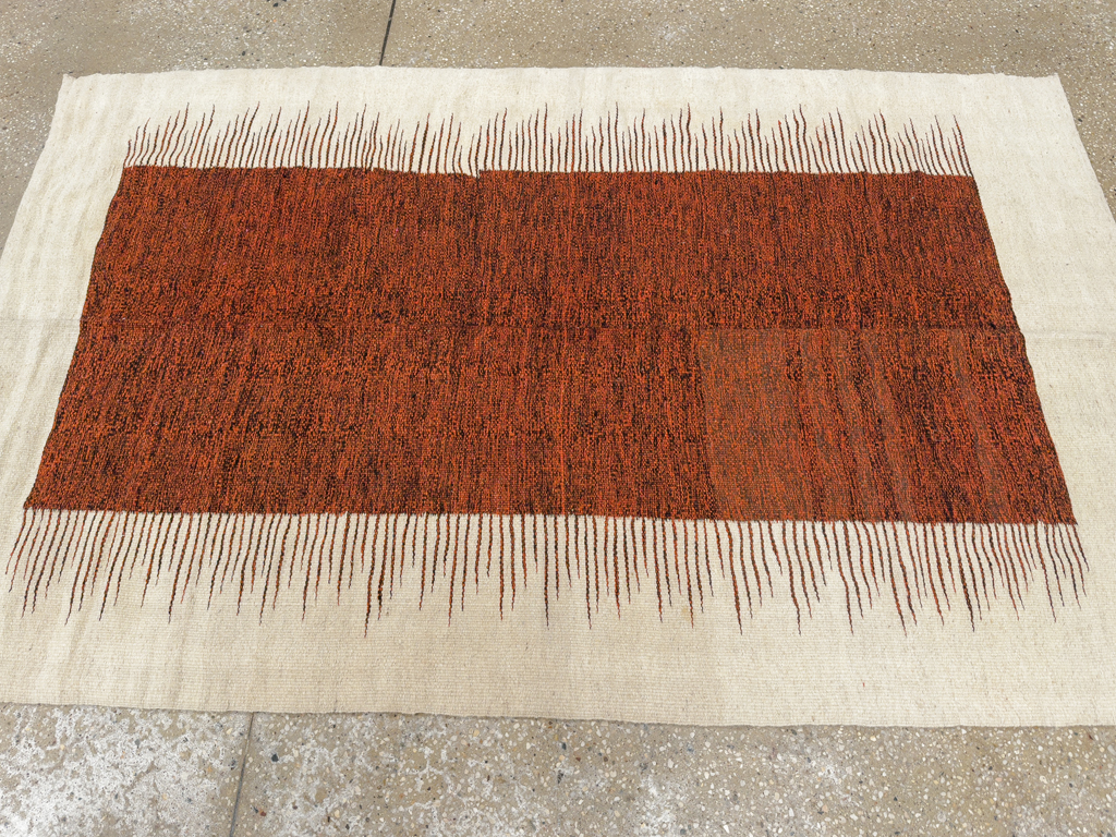 Modern Persian Flatweave Kilim, No.26755 - Gsblank