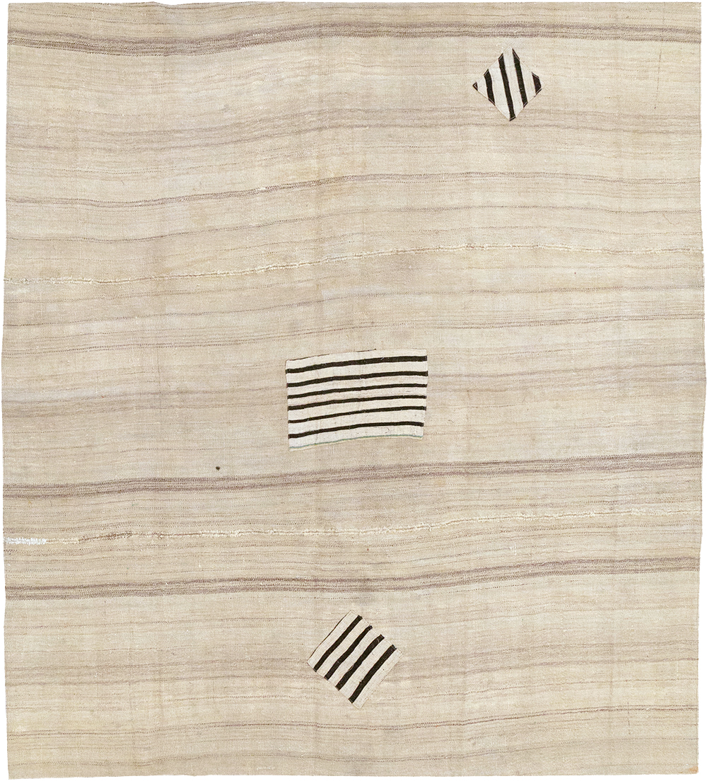 Vintage Persian Flatweave Kilim Accent Rug, No.26757 - Gsblank