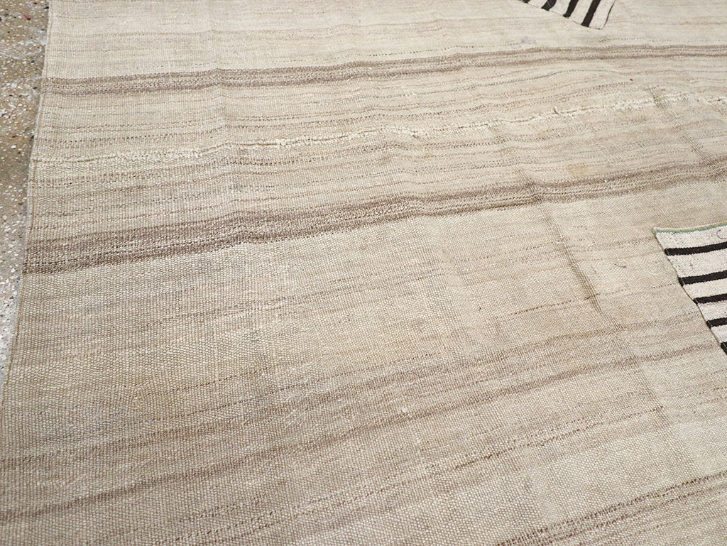 Vintage Persian Flatweave Kilim Accent Rug, No.26757 - Gsblank