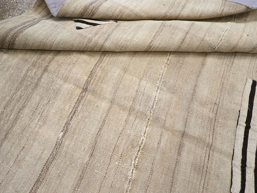 Vintage Persian Flatweave Kilim Accent Rug, No.26757 - Gsblank