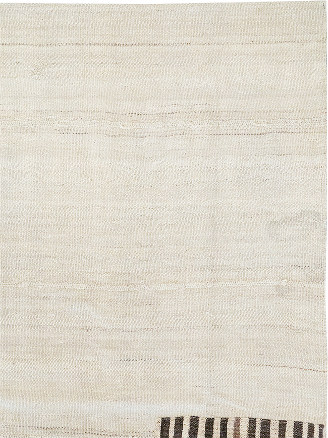 Vintage Persian Flatweave Kilim Accent Carpet, No.26758 - Gsblank