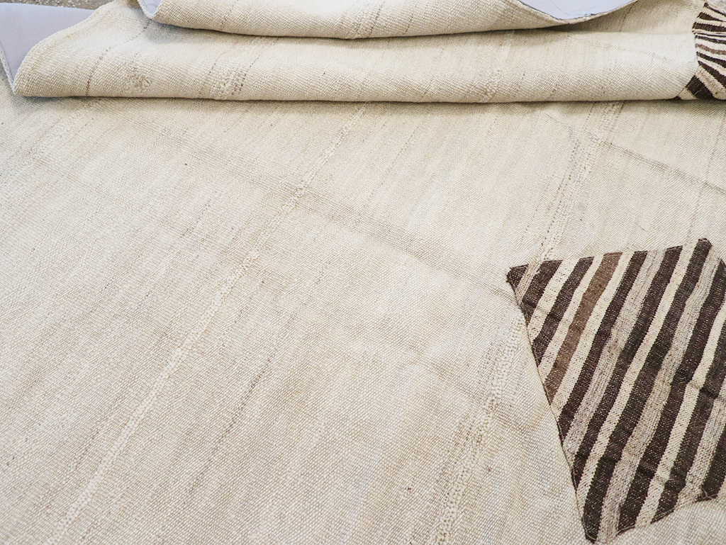 Vintage Persian Flatweave Kilim Accent Carpet, No.26758 - Gsblank