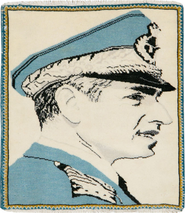 Persian Tabriz Pictorial Rug, No.26764 - Gsblank