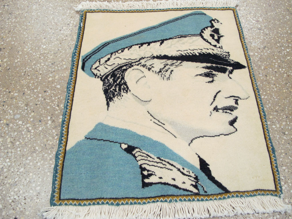 Persian Tabriz Pictorial Rug, No.26764 - Gsblank