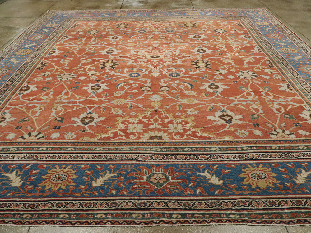 Antique Persian Mahal Large Square Carpet, No.26769 - Gsblank